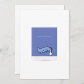 飛行機配達採用の発表 案内状 (正面/裏面)