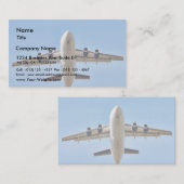 飛行機離陸高 名刺 (正面/裏面)