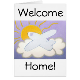 飛行機飛んでいるホーム