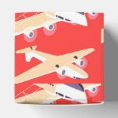 飛行機飛んでいるヴィンテージWPA カラフル フェイバーボックス (上部)