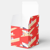 飛行機飛んでいるヴィンテージWPA カラフル フェイバーボックス (オープン)