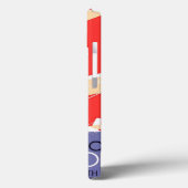 飛行機飛んでいるヴィンテージWPA カラフル Case-Mate iPhoneケース (裏面 / 左)