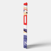 飛行機飛んでいるヴィンテージWPA カラフル Case-Mate iPhoneケース (裏面 / 右)