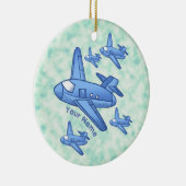 飛行機飛行隊カスタムオーナメント セラミックオーナメント (右)