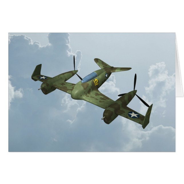 飛行機 (正面横)