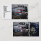 飛行機-ちょっとはえの男の子 名刺 (正面/裏面)