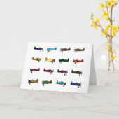 飛行機 カード (黄色い花)