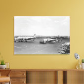 飛行機 キャンバスプリント (インサイチュ (リビング))