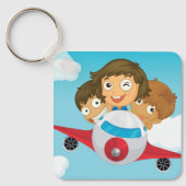 飛行機 キーホルダー (正面)