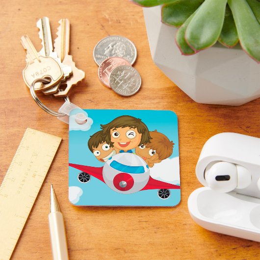 飛行機 キーホルダー