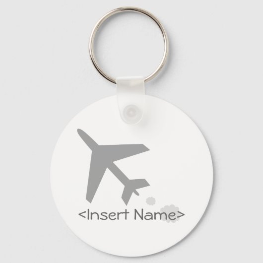 飛行機 キーホルダー (正面)