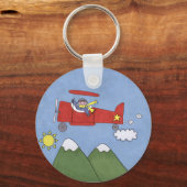 飛行機 キーホルダー (正面)