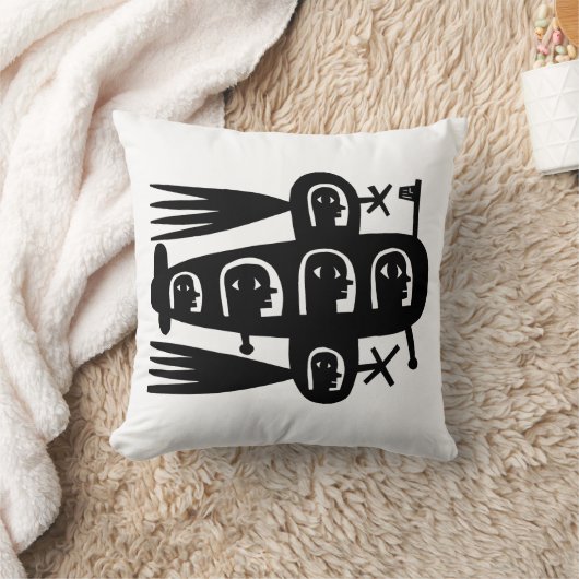 飛行機 クッション (ブランケット)