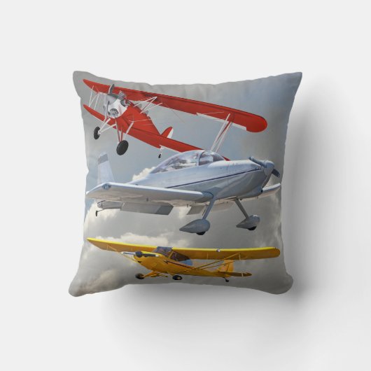 飛行機 クッション (裏面)