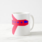飛行機 コーヒーマグカップ (正面右)