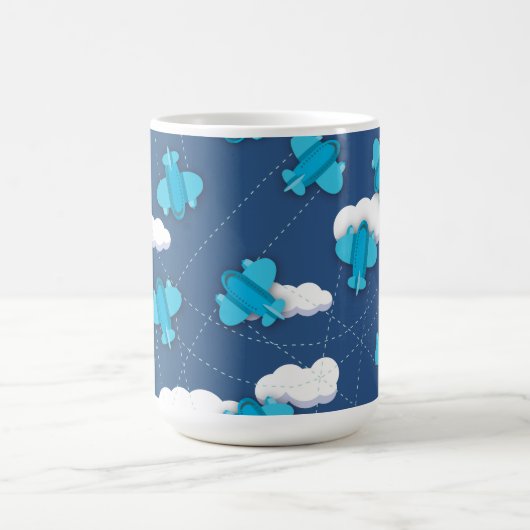 飛行機 コーヒーマグカップ (中央)