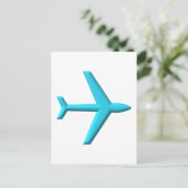 飛行機/ジェット機 ポストカード (スタンド正面)