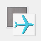 飛行機/ジェット マグネット (正面/裏面)