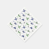 飛行機 スタンダードカクテルナプキン (角)