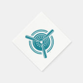 飛行機 スタンダードカクテルナプキン (角)