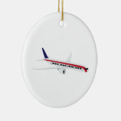 飛行機 セラミックオーナメント (右)