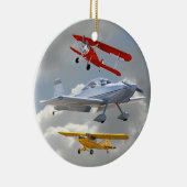 飛行機 セラミックオーナメント (右)