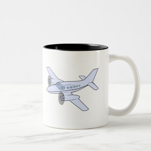 飛行機 ツートーンマグカップ (右)