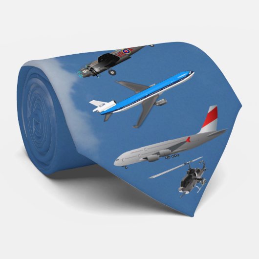 飛行機 ネクタイ (ロール)