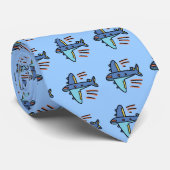 飛行機 ネクタイ (ロール)