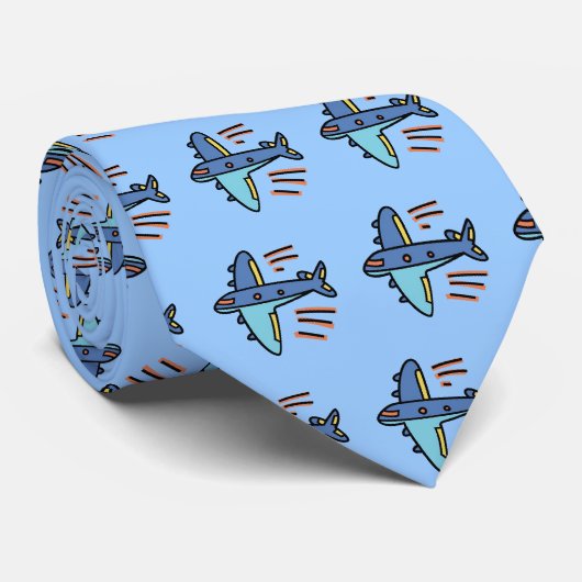 飛行機 ネクタイ (ロール)