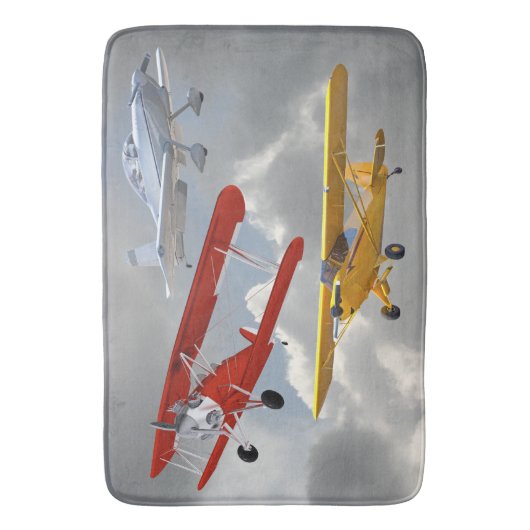 飛行機 バスマット (正面縦)