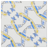 飛行機 ファブリック (クローズアップ)