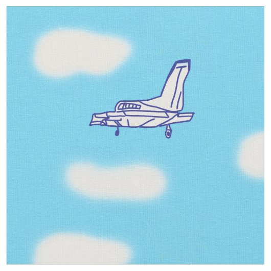 飛行機 ファブリック (クローズアップ)