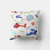 飛行機、ヘリコプター、およびバルーン クッション (裏面)