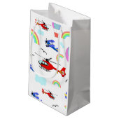 飛行機、ヘリコプター、気球 スモールペーパーバッグ (裏面アングル)