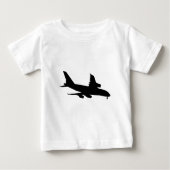 飛行機 ベビーTシャツ (正面)