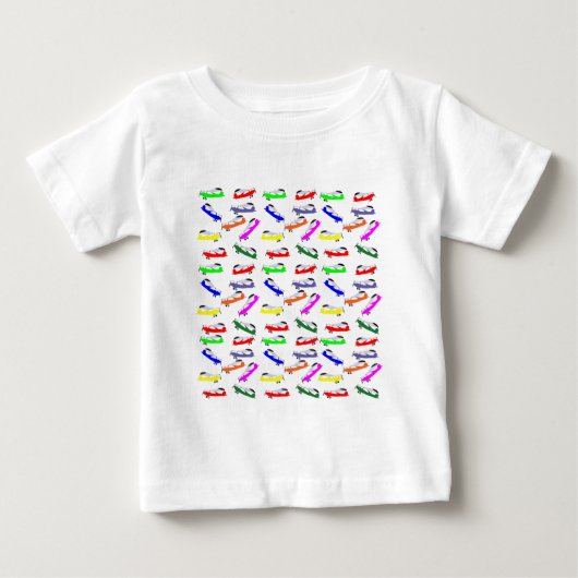 飛行機 ベビーTシャツ (正面)