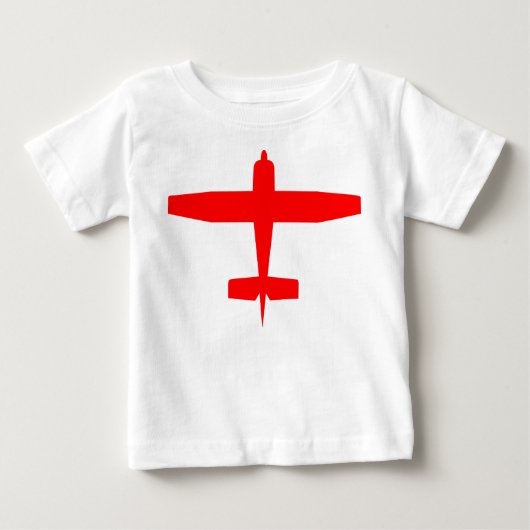飛行機 ベビーTシャツ (正面)
