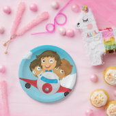 飛行機 ペーパープレート (パーティー)