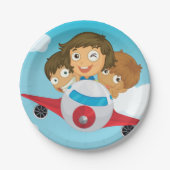 飛行機 ペーパープレート (正面)