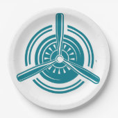 飛行機 ペーパープレート (正面)