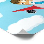 飛行機 ポスター (角)