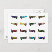 飛行機 ポストカード (正面/裏面)