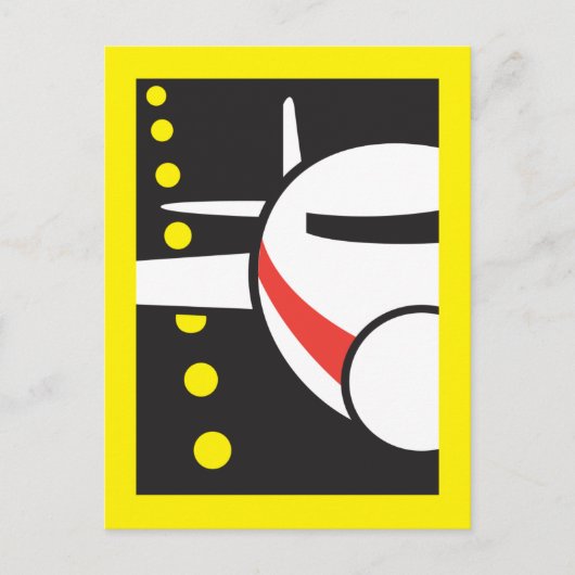 飛行機 ポストカード (正面)