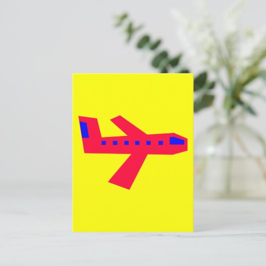 飛行機 ポストカード (スタンド正面)