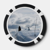 飛行機 ポーカーチップ (裏面)