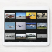 飛行機 マウスパッド (正面)