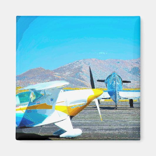 飛行機 マグネット (正面)