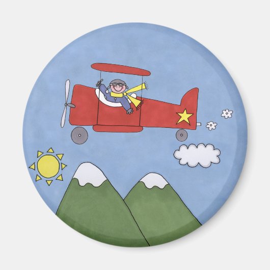 飛行機 マグネット (正面)