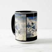 飛行機-マグ マグカップ (正面左)